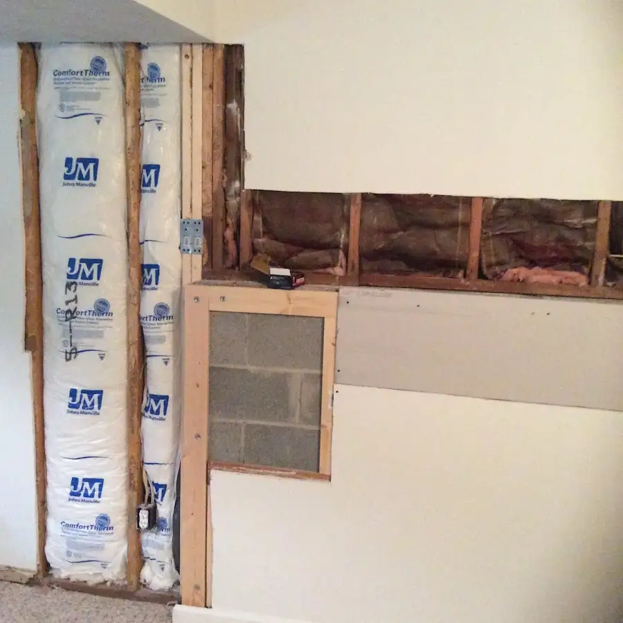 Wall insulation replacement during Contents Cleaning & Restoration in Red Bluff